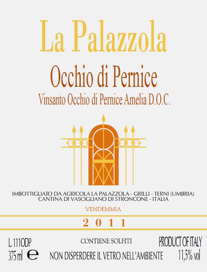 Etichetta occhio di pernice La Palazzola